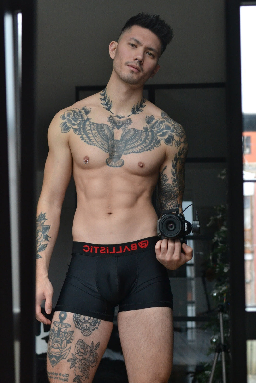 Ballistic Black Lycra Boxer Brief - BALLISTIC MENSWEAR